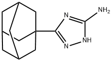 5-Adamantan-1-yl-4H-1,2,4-triazol-3-ylamine 结构式
