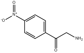 α-アミノ-4'-ニトロアセトフェノン 化学構造式