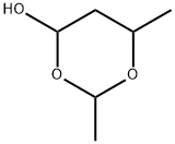 2,6-ジメチル-1,3-ジオキサン-4-オール 化学構造式