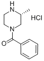 (R)-1-苯甲酰基-3-甲基哌嗪盐酸盐,474010-60-1,结构式