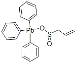 Triphenyl[(2-propenylsulfinyl)oxy]plumbane Structure