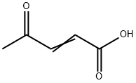 4-オキソ-2-ペンテン酸 化学構造式