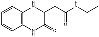 N-乙基-2-(3-氧代-1,2,3,4-四氢-喹喔啉-2-基)-乙酰胺, 474302-53-9, 结构式