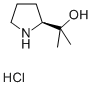 (S)-2-(1-Hydroxy-1-methylethyl)pyrrolidine hydrochloride Structure