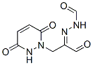 1(2H)-Pyridazinepropanal, 3,6-dihydro-3,6-dioxo-, alpha-(formylhydrazone) (9CI) Struktur