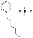 1-ヘキシルピリジニウムテトラフルオロボラート 化学構造式