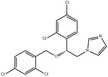 (R)-ミコナゾール 化学構造式