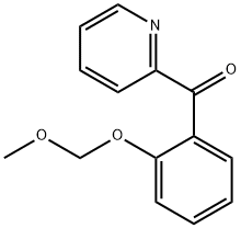 [2-(メトキシメトキシ)フェニル](ピリジン-2-イル)メタノン 化学構造式