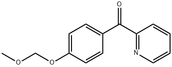 [4-(メトキシメトキシ)フェニル](ピリジン-2-イル)メタノン 化学構造式