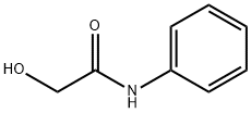 ヒドロキシアセチルアミノベンゼン 化学構造式