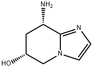 Imidazo[1,2-a]pyridin-6-ol, 8-amino-5,6,7,8-tetrahydro-, (6R,8S)- (9CI) Struktur