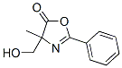 5(4H)-Oxazolone,  4-(hydroxymethyl)-4-methyl-2-phenyl- Structure