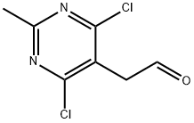 2-(4,6-二氯-2-甲基嘧啶-5-基)乙醛, 474656-37-6, 结构式