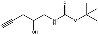Carbamic acid, (2-hydroxy-4-pentynyl)-, 1,1-dimethylethyl ester (9CI) Structure