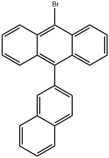 9-Bromo-10-(2-naphthyl)anthracene Struktur