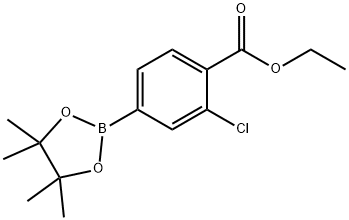 (3-CHLORO-4-ETHOXYCARBONYL)BENZENEBORONIC ACID Structure