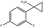 1-(2,4-二氟苯基)-环丙胺, 474709-81-4, 结构式