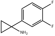 1-(3,4-二氟苯基)-环丙胺, 474709-85-8, 结构式