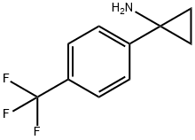 1-(4-(TRIFLUOROMETHYL)PHENYL)CYCLOPROPANAMINE Structure