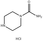 PIPERAZINE-1-CARBOXYLIC ACID AMIDE HCL Struktur