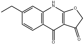 Furo[2,3-b]quinoline-3,4(2H,9H)-dione, 7-ethyl- (9CI) Structure