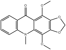 MELICOPIDINE 结构式