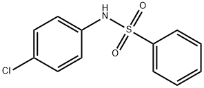 N-(4-クロロフェニル)ベンゼンスルホンアミド 化学構造式