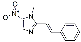 1-methyl-5-nitro-2-(2-phenylethenyl)imidazole Struktur