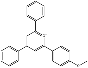 2,4-Diphenyl-6-(4methoxyphenyl)pyryliumperchlorate 化学構造式