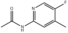 N-(5-氟-4-甲基吡啶-2-基)乙酰胺, 475060-21-0, 结构式