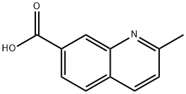 7-Quinolinecarboxylicacid,2-methyl-(9CI) Structure
