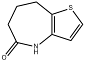 4,6,7,8-TETRAHYDRO-THIENO[3,2-B]AZEPIN-5-ONE Structure