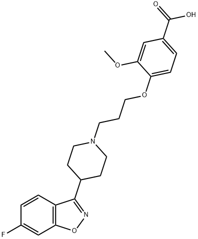 Iloperidone Carboxylic Acid Structure