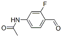 N-(3-氟-4-甲酰基苯基)乙酰胺, 475150-59-5, 结构式