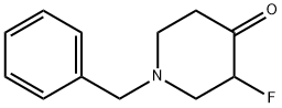 4-BENZYL-PIPERIDINONE, 3-FLUORO Structure