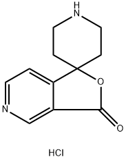 螺[呋喃并[3,4-c]吡啶-1(3H),4'-哌啶]-3-酮盐酸盐,475152-33-1,结构式