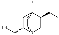 (2S,4S,5R)-2-氨基甲基-5-乙基奎宁环, 475160-59-9, 结构式