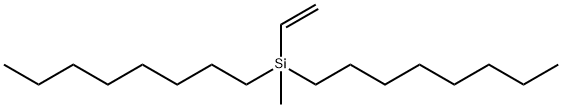 VINYLDI-N-OCTYLMETHYLSILANE Structure