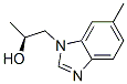 1H-Benzimidazole-1-ethanol,alpha,6-dimethyl-,(alphaS)-(9CI) Struktur