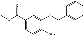 3-苄氧基-4-氨基苯甲酸甲酯,475215-88-4,结构式
