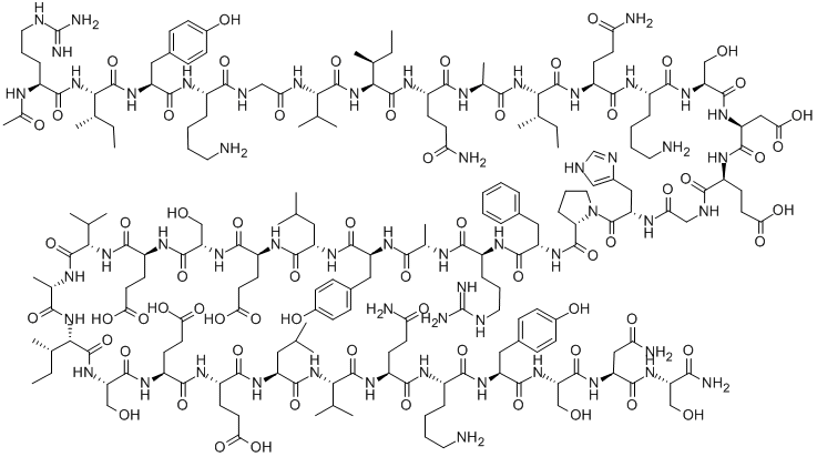 AC-RIYKGVIQAIQKSDEGHPFRAYLESEVAISEELVQKYSNS-NH2 Structure