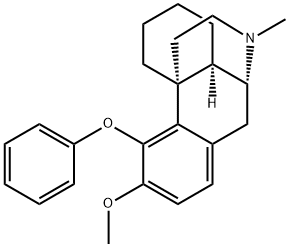 3-Methoxy-17-methyl-4-phenoxymorphinan Structure
