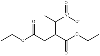 2-(1-硝基乙基)琥珀酸二乙酯, 4753-29-1, 结构式