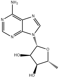 5'-デオキシアデノシン 化学構造式
