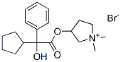 glycopyrronium bromide Structure