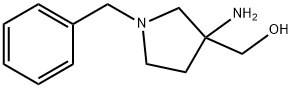 (3-AMINO-1-BENZYL-PYRROLIDIN-3-YL)-METHANOL Structure