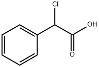 2-クロロ-2-フェニル酢酸 化学構造式