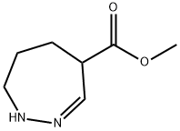 1H-1,2-Diazepine-4-carboxylicacid,4,5,6,7-tetrahydro-,methylester(9CI) Struktur
