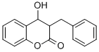 3,4-dihydro-4-hydroxy-3-(phenylmethyl)- 2H-1-Benzopyran-2-one Structure
