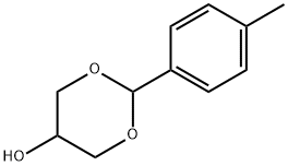 2-(4-メチルフェニル)-1,3-ジオキサン-5-オール 化学構造式